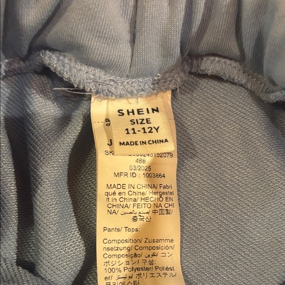 SHEIN Women's Athletic Shorts in Light Blue - Picture 3 of 4